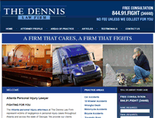 Tablet Screenshot of dennislawllc.com